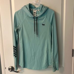 *Like new! Teal blue PINK hoodie